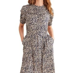 Boden Yoke Detail Jersey Mini Dress